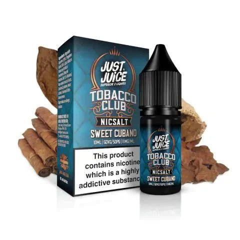 Just Juice - Just Juice Tobacco Club 10ml Nic Salt Box of 5 - theno1plugshop