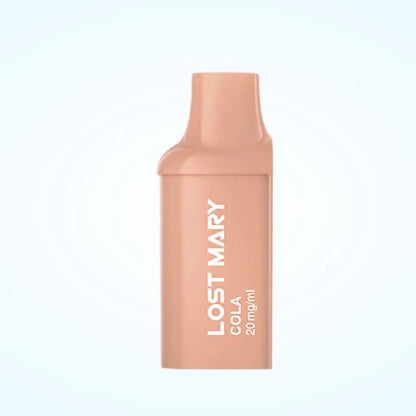 Cola flavoured Lost Mary BM600 Prefilled Pod in Bisque Colour