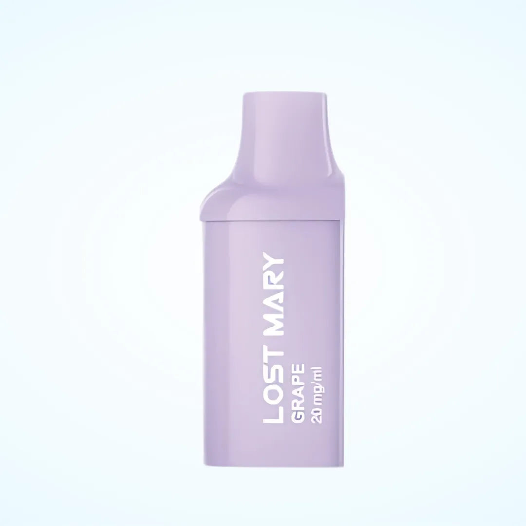 Grape flavoured Lost Mary BM600 Prefilled Pod in Lavender Colour 