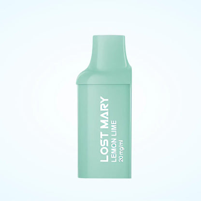 Lemon Lime flavoured Lost MaryBM600 Prefilled Pod in Mint Green colour 
