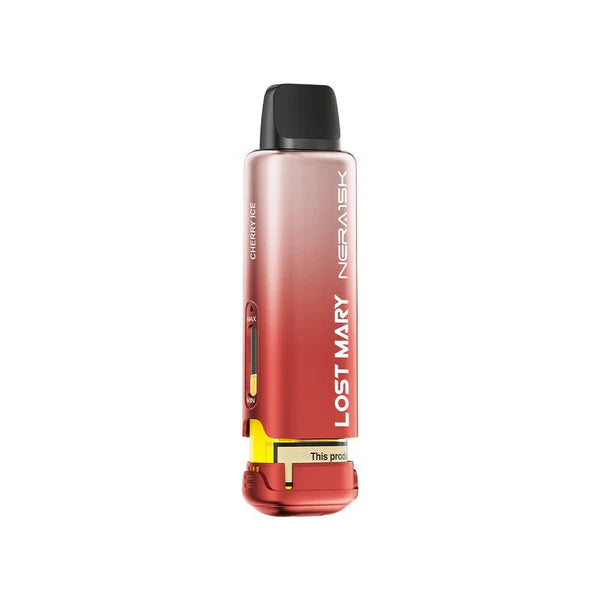 Cherry Ice flavour Red colour Lost Mary Nera 30K Fullview Replacement Pod