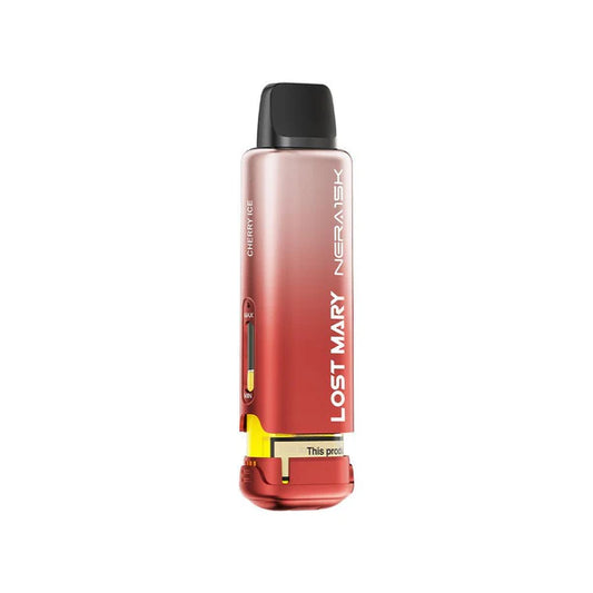 Cherry Ice flavour Red colour Lost Mary Nera 30K Fullview Replacement Pod