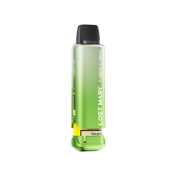 Lemon Lime flavour Green colour Lost Mary Nera 30K Fullview Replacement Pod