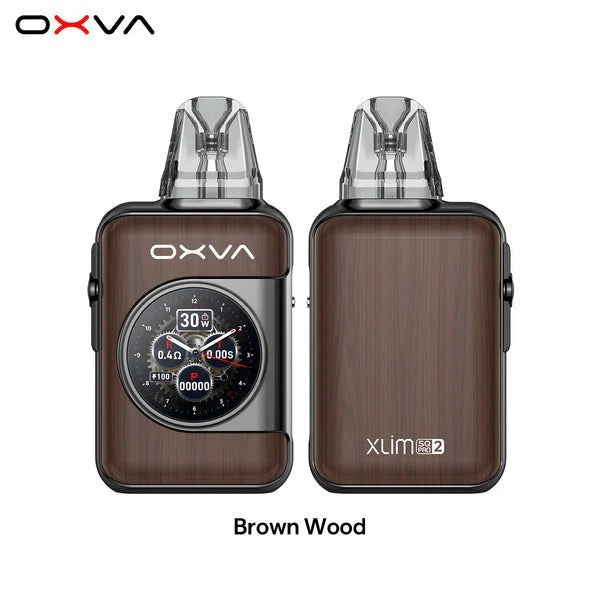 Brown Wood coloured OXVA Xlim SQ Pro 2