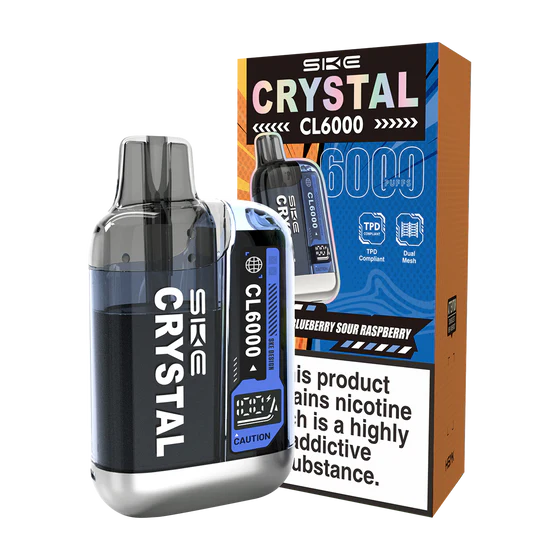 Blueberry Sour Raspberry SKE Crystal CL6000 in Blue Colour
