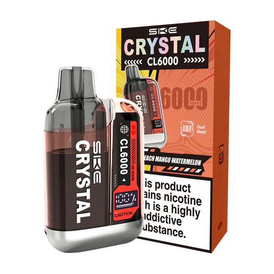 Peach Mango Watermelon SKE Crystal CL6000 in Red Colour