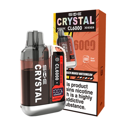 Peach Mango Watermelon SKE Crystal CL6000 in Red Colour