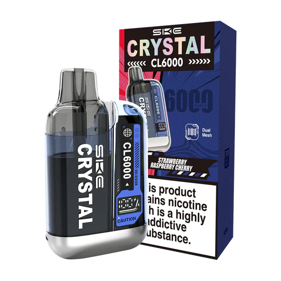 Strawberry Raspberry Cherry flavoured SKE Crystal CL6000 in Blue Colour