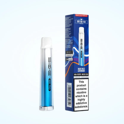 Blue Razz Lemonade Flavoured SKE Crystal Pro 600 Prefilled Pod Kit in Dark Blue Colour