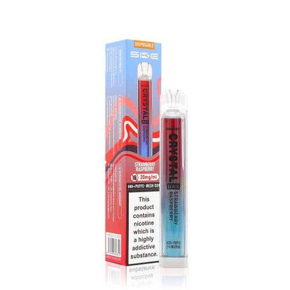 Ske Crystal Bar 600 Puffs Disposable Vape Device 20MG [Box of 10]