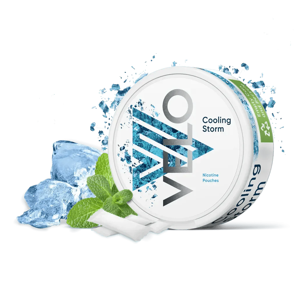 Cooling Storm flavoured VELO Nicotine Pouches