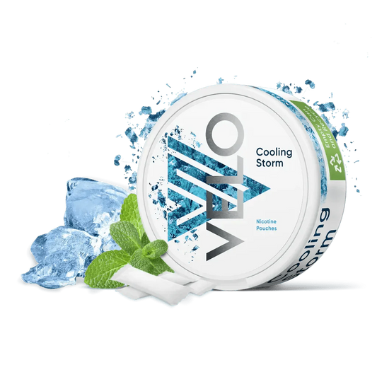 Cooling Storm flavoured VELO Nicotine Pouches