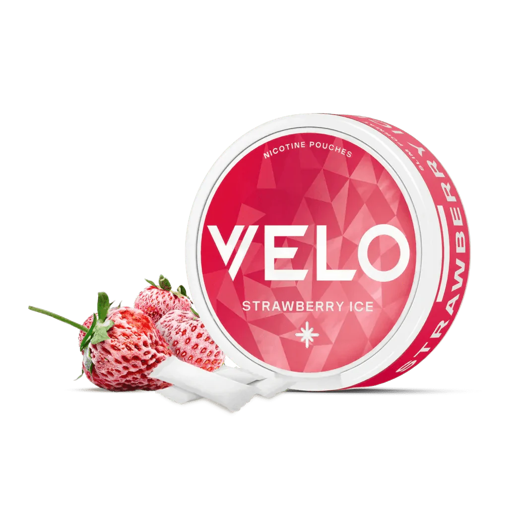 Strawberry Ice flavoured VELO Nicotine Pouches