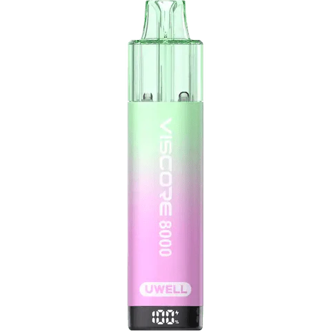 Pink Lemonade flavoured VisCore 8000 Uwell in Greenish Pink Colour