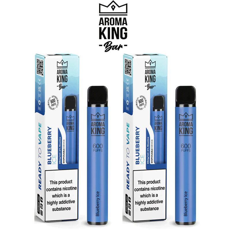 Aroma King Blueberry Ice 10 x Disposable Vape Multipack
