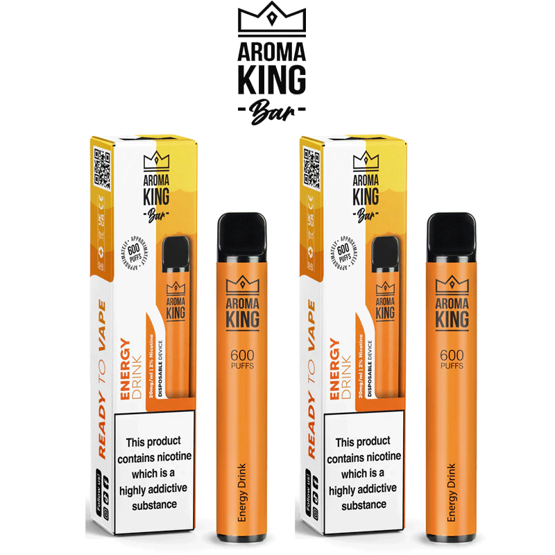Aroma King Energy Drink Ice 10 x Disposable Vape Multipack