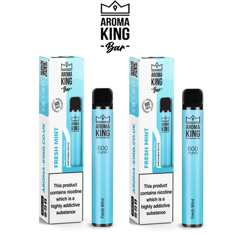 Aroma King 600 Fresh Mint 10 x Disposable Vape Multipack