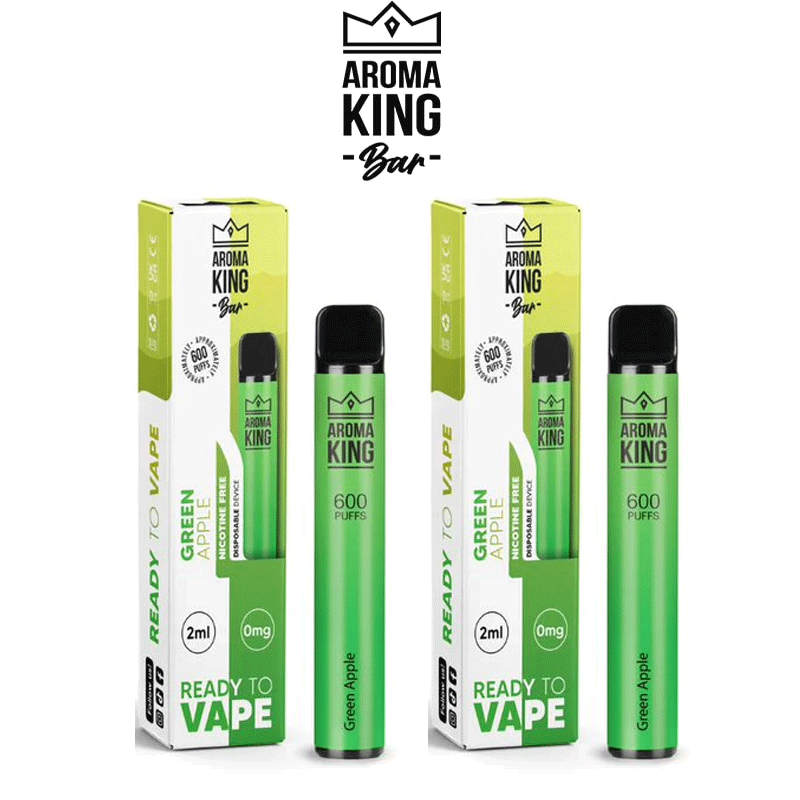 Aroma King Green Apple 10 x Disposable Vape Multipack
