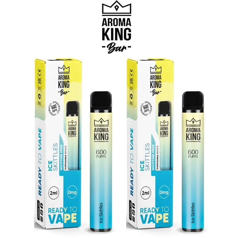 Aroma King Ice Skittles 10 x Disposable Vape Multipack