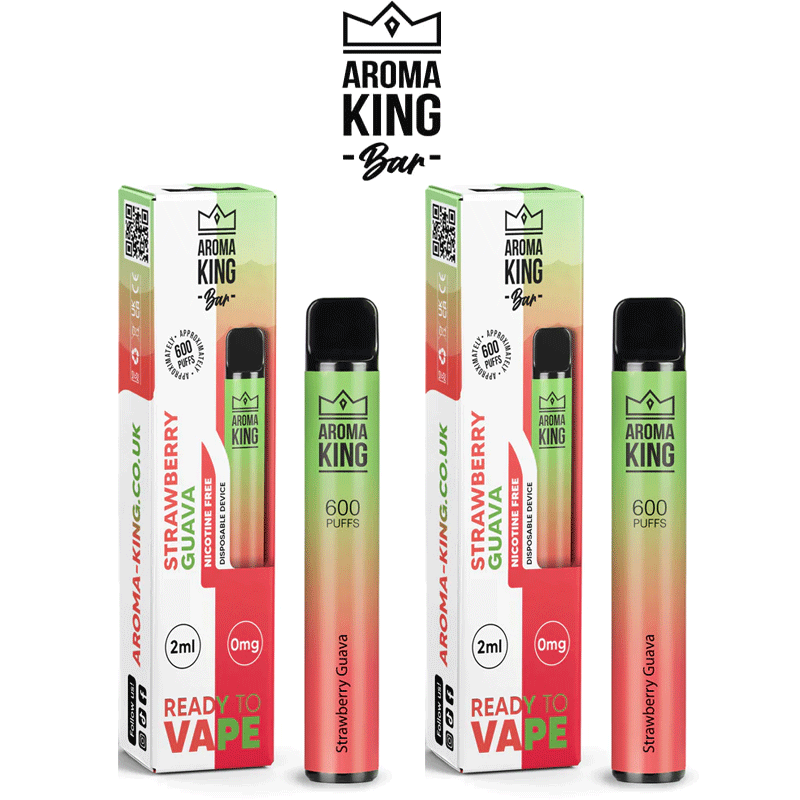 Aroma King Strawberry Guava 10 x Disposable Vape Multipack