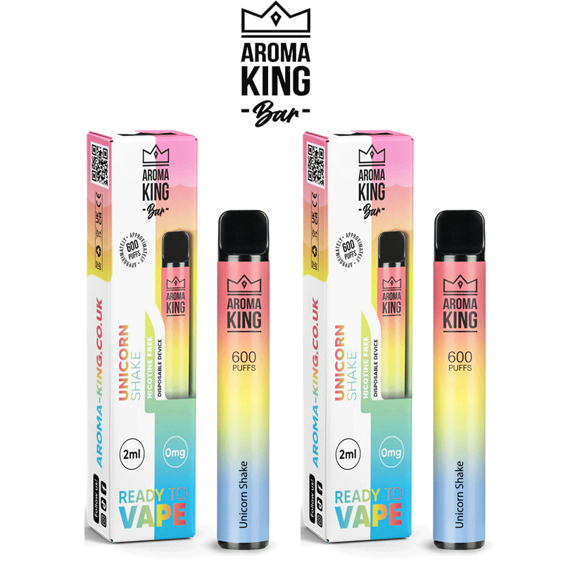 Aroma King Unicorn Shake 10 x Disposable Vape Multipack