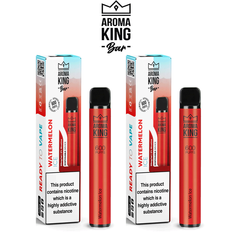 Aroma King Watermelon Ice 10 x Disposable Vape Multipack