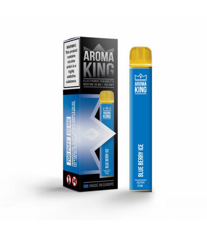 Blue Berry Ice Aroma King QBar 700 Disposable Vape Kit