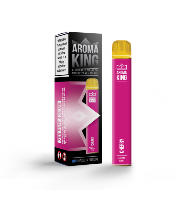 Cherry Aroma King QBar 700 Disposable Vape Kit