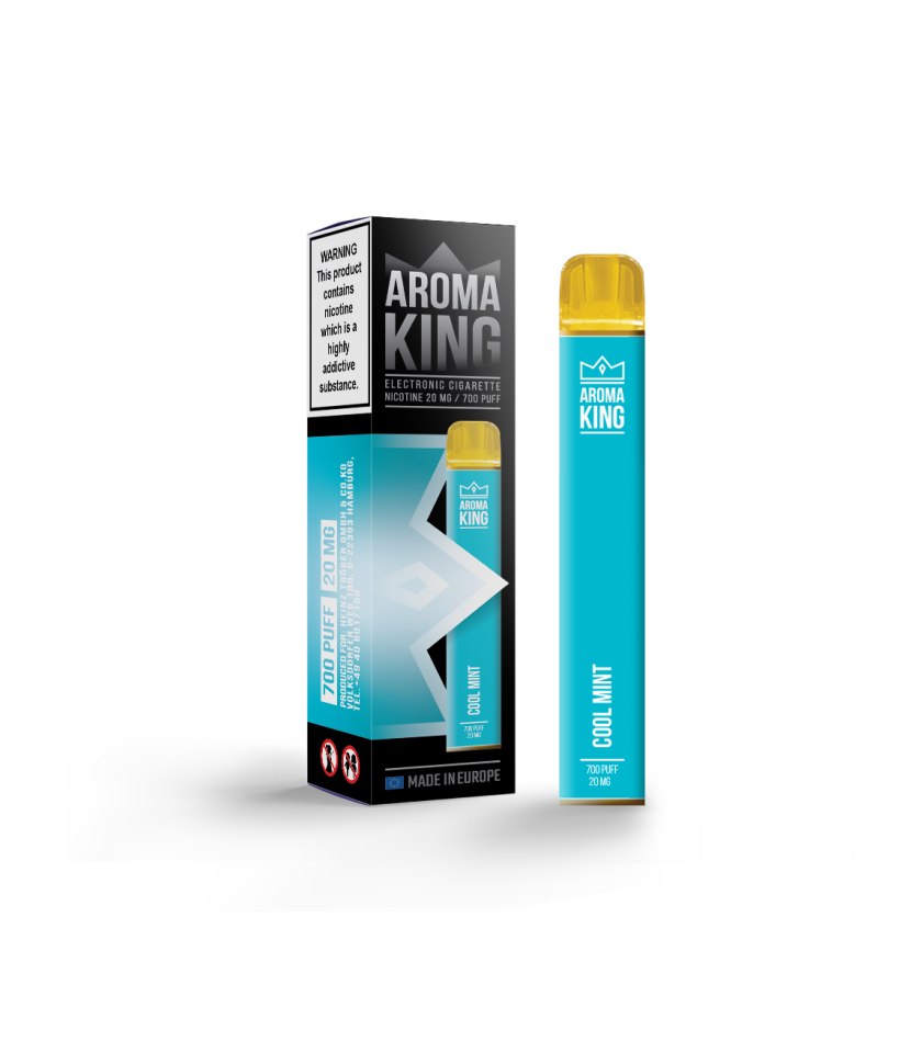 Cool Mint Aroma King QBar 700 Disposable Vape Kit