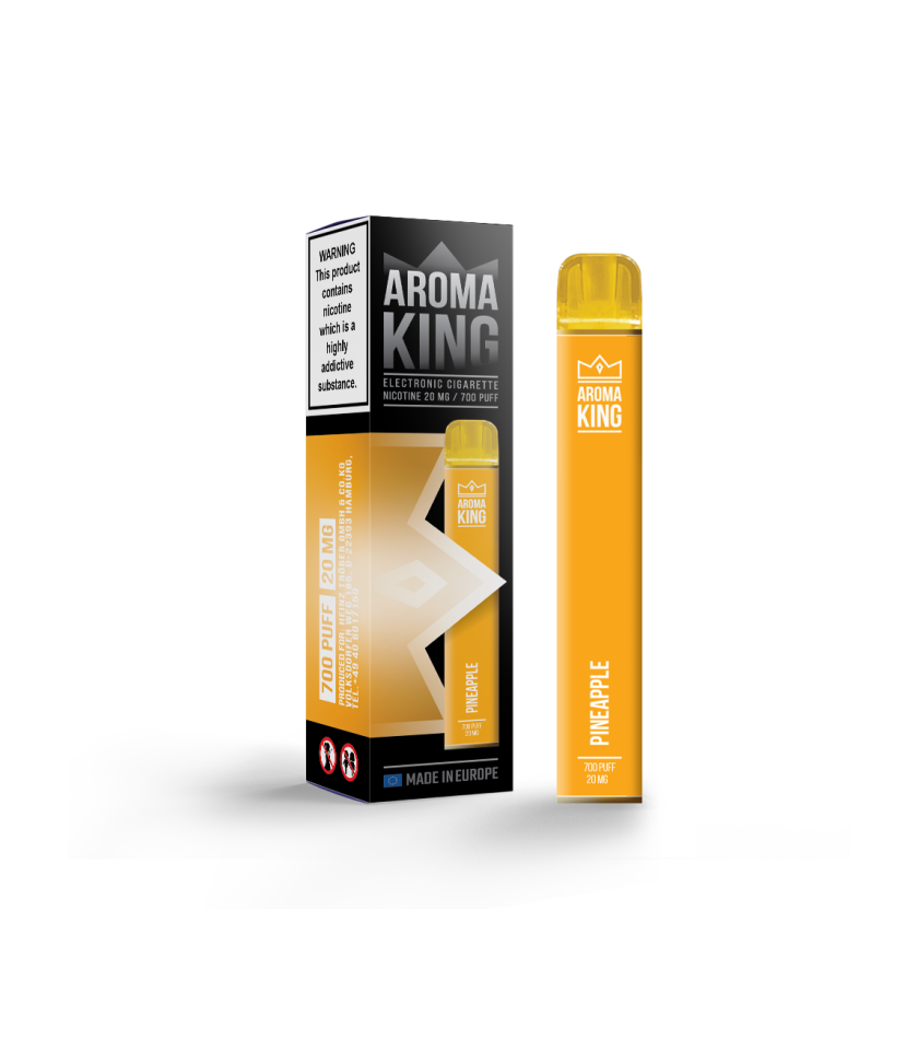 Pineapple Aroma King QBar 700 Disposable Vape Kit