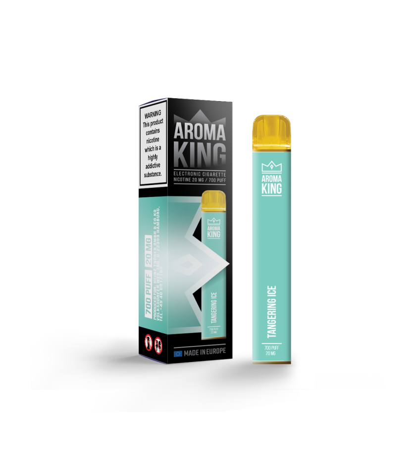 Tangering Ice Aroma King QBar 700 Disposable Vape Kit