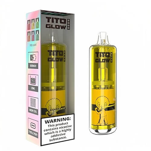 TITO Glow 8000 Disposable Vape Pod 10x Multipack – 20MG