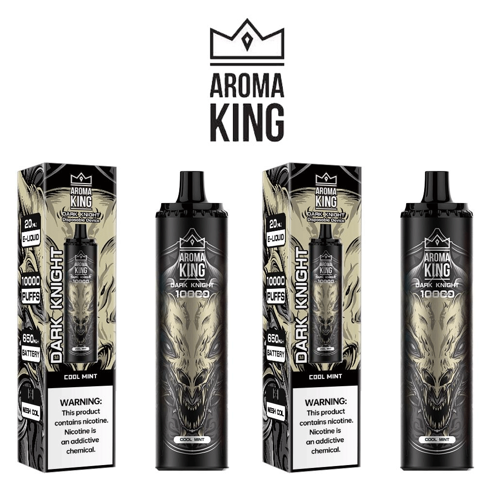 Cool Mint Aroma King Dark Knight 10K Disposable 10 x Vape Device Multipack