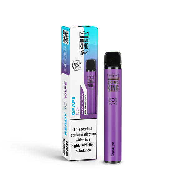 Aroma King Classic Grape Ice Vape & Vaping Disposable Pods