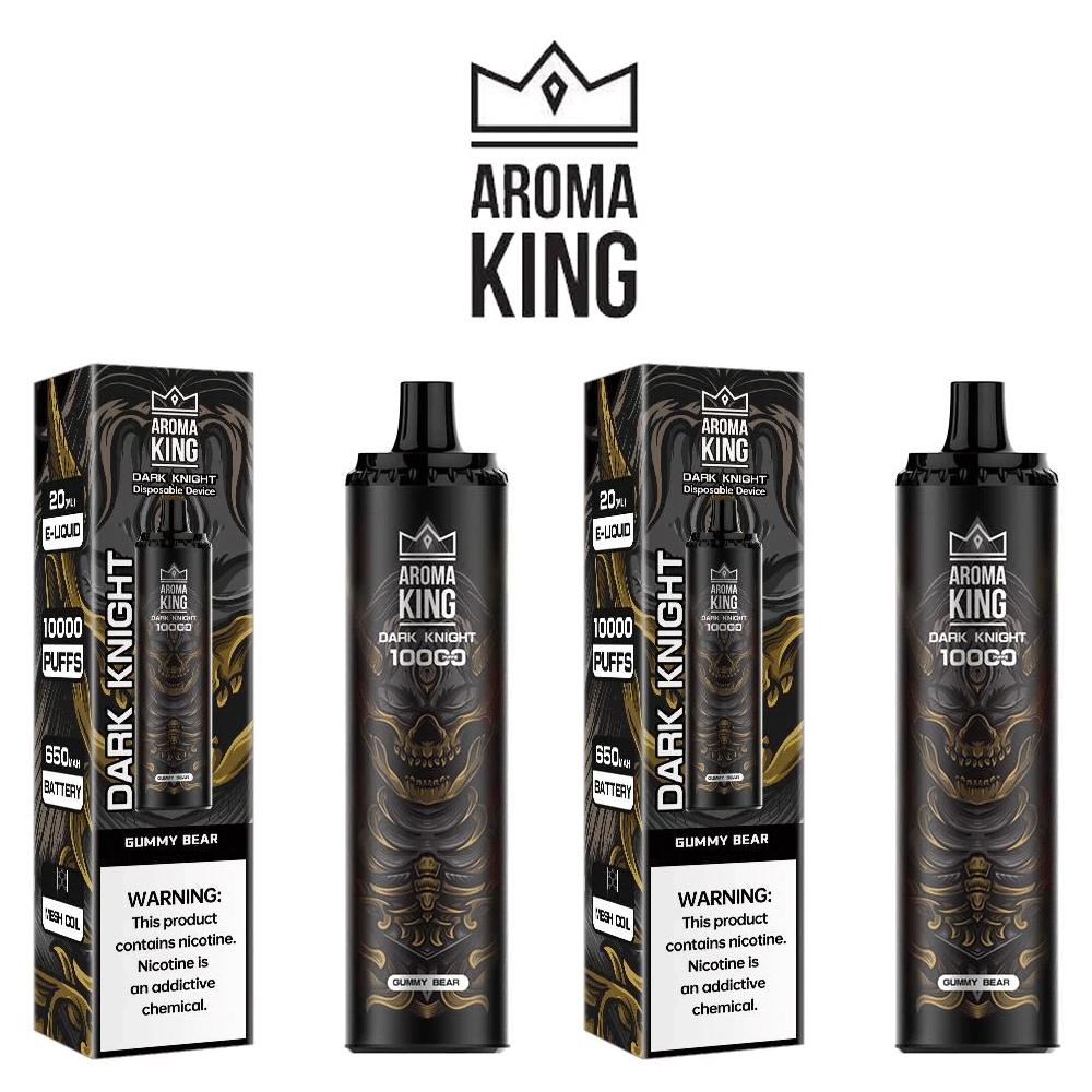 Gummy Bear Aroma King Dark Knight 10K Disposable 10 x Vape Device Multipack