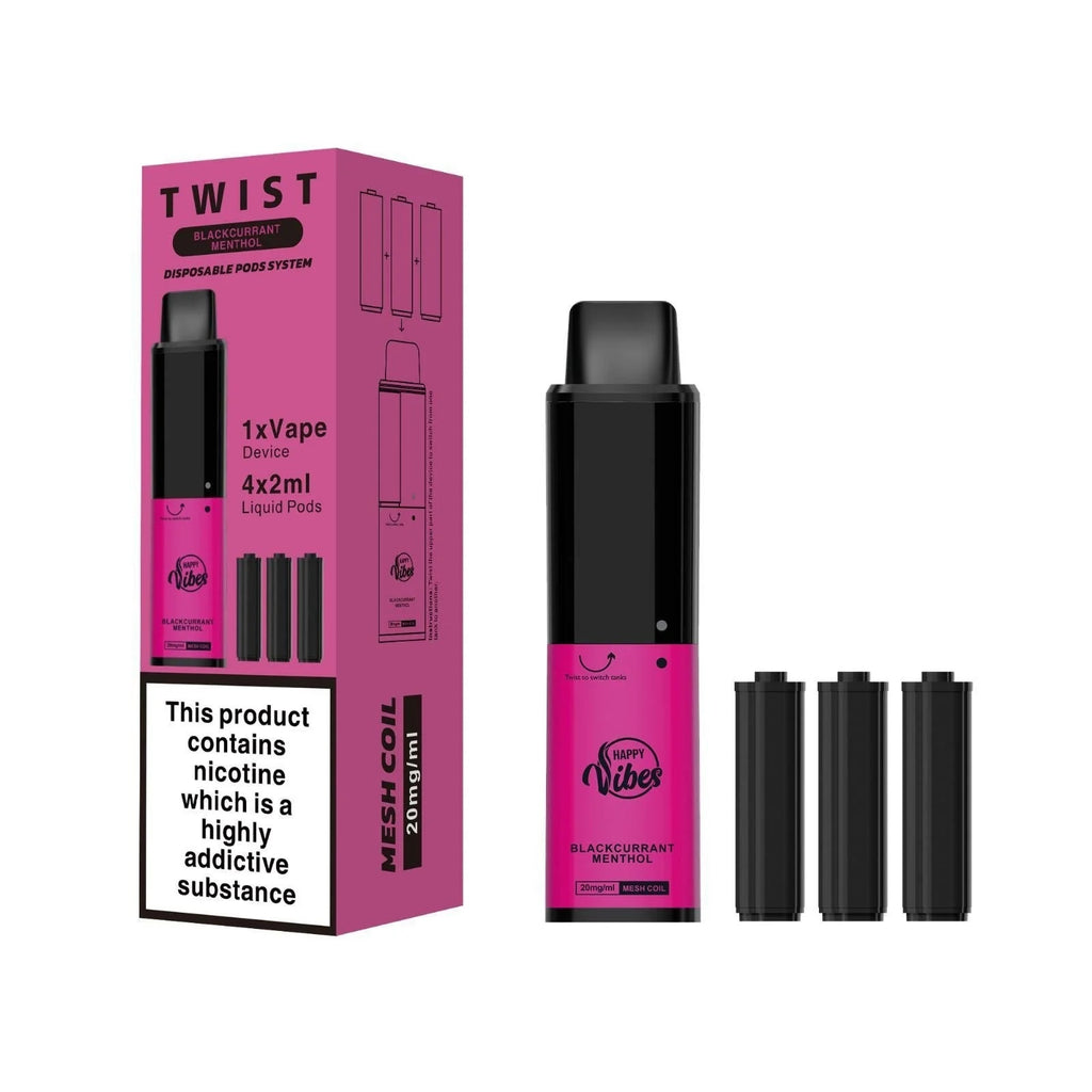 Happy Vibes Twist 2400 Disposable Vape Pod – 20MG