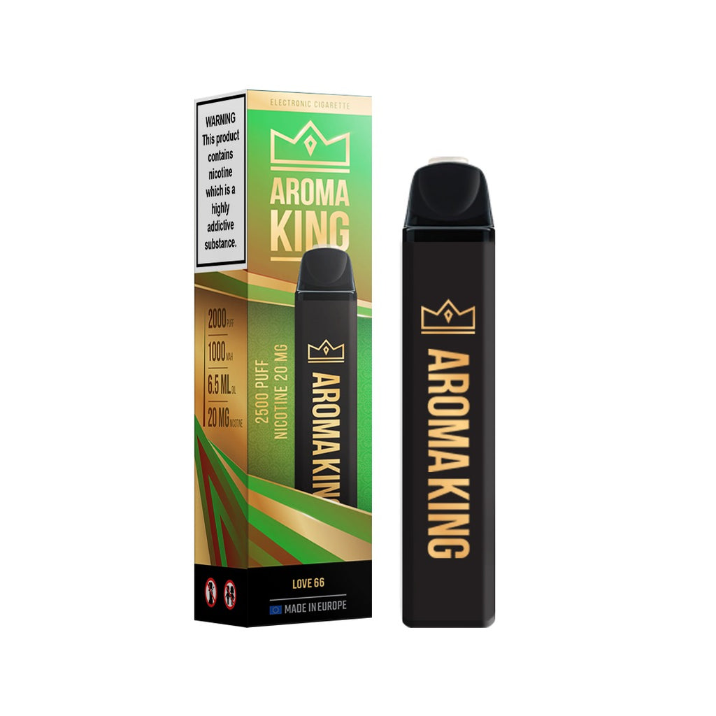 Aroma King Gold Edition Love 66 Disposable Pod Device Kit 2500 Puffs