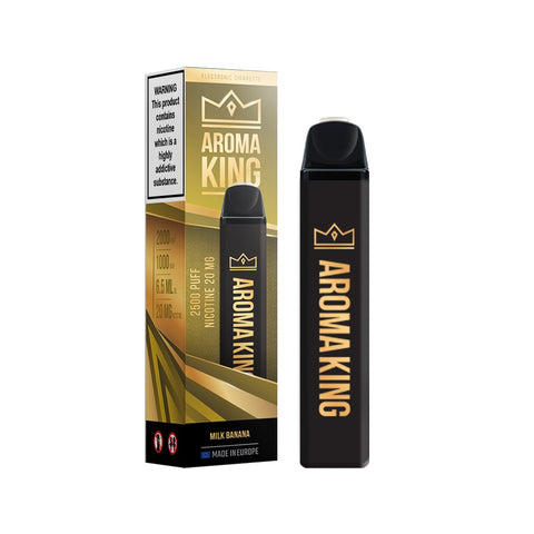 Aroma King Gold Edition Milk Banana Disposable Pod Device Kit 2500 Puffs