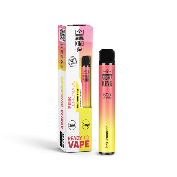 Pink Lemonade Aroma King Disposable Vape Pod Kit 600 Puffs