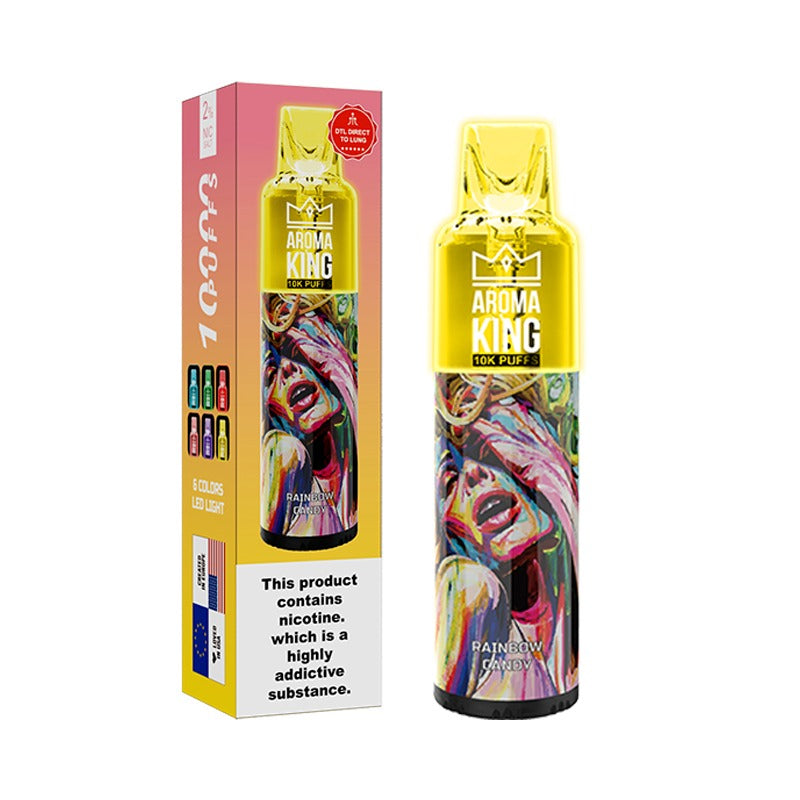 Rainbow Candy Aroma King 10k Disposable Device