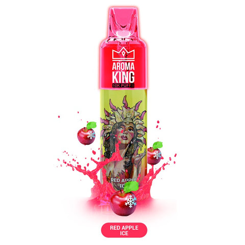 Red Apple Ice Aroma King 10k Disposable Device