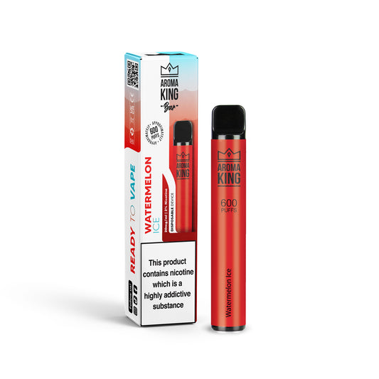Watermelon Ice Aroma King Disposable Vape Pod Kit 600 Puffs