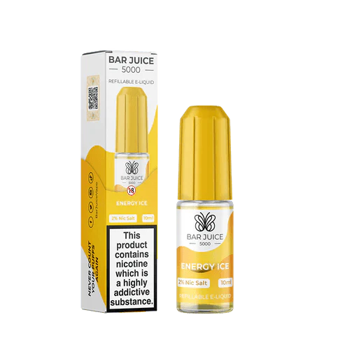 Bar Juice 5000 10ml Nic Salt E-Liquid - Eliquid Base-Energy Ice