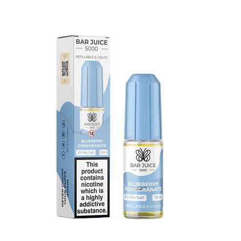Bar Juice 5000 10ml Nic Salt E-Liquid - Eliquid Base-Blueberry Pomegranate