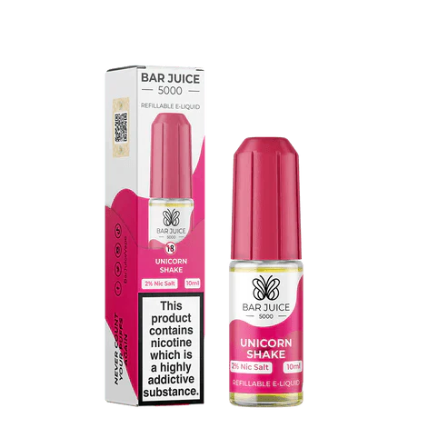 Bar Juice 5000 10ml Nic Salt E-Liquid - Eliquid Base-Unicorn Shake