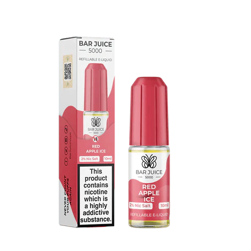 Bar Juice 5000 10ml Nic Salt E-Liquid - Eliquid Base-Red Apple Ice