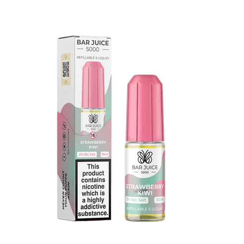 Bar Juice 5000 10ml Nic Salt E-Liquid - Eliquid Base-Strawberry Kiwi