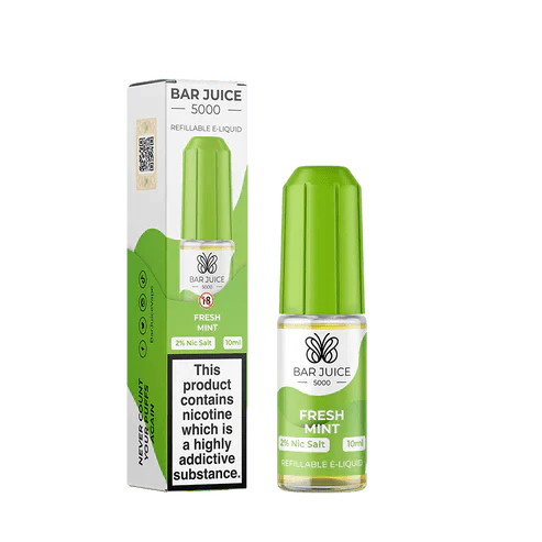 Bar Juice 5000 10ml Nic Salt E-Liquid - Eliquid Base-Fresh Mint