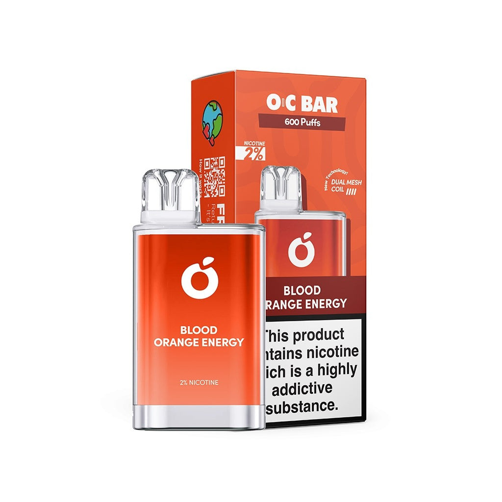 OC Bar 600 Disposable Vape Pod 10x Multipack – 20MG
