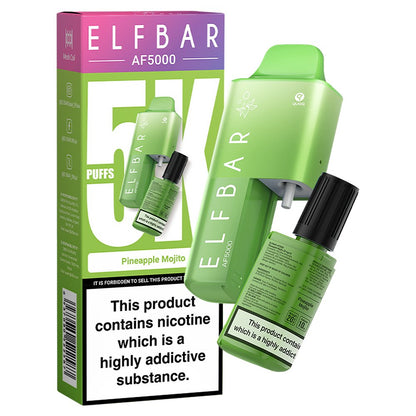 Elfbar - Elfbar AF5000 Puffs Disposable Vape Device - Box of 10 - theno1plugshop